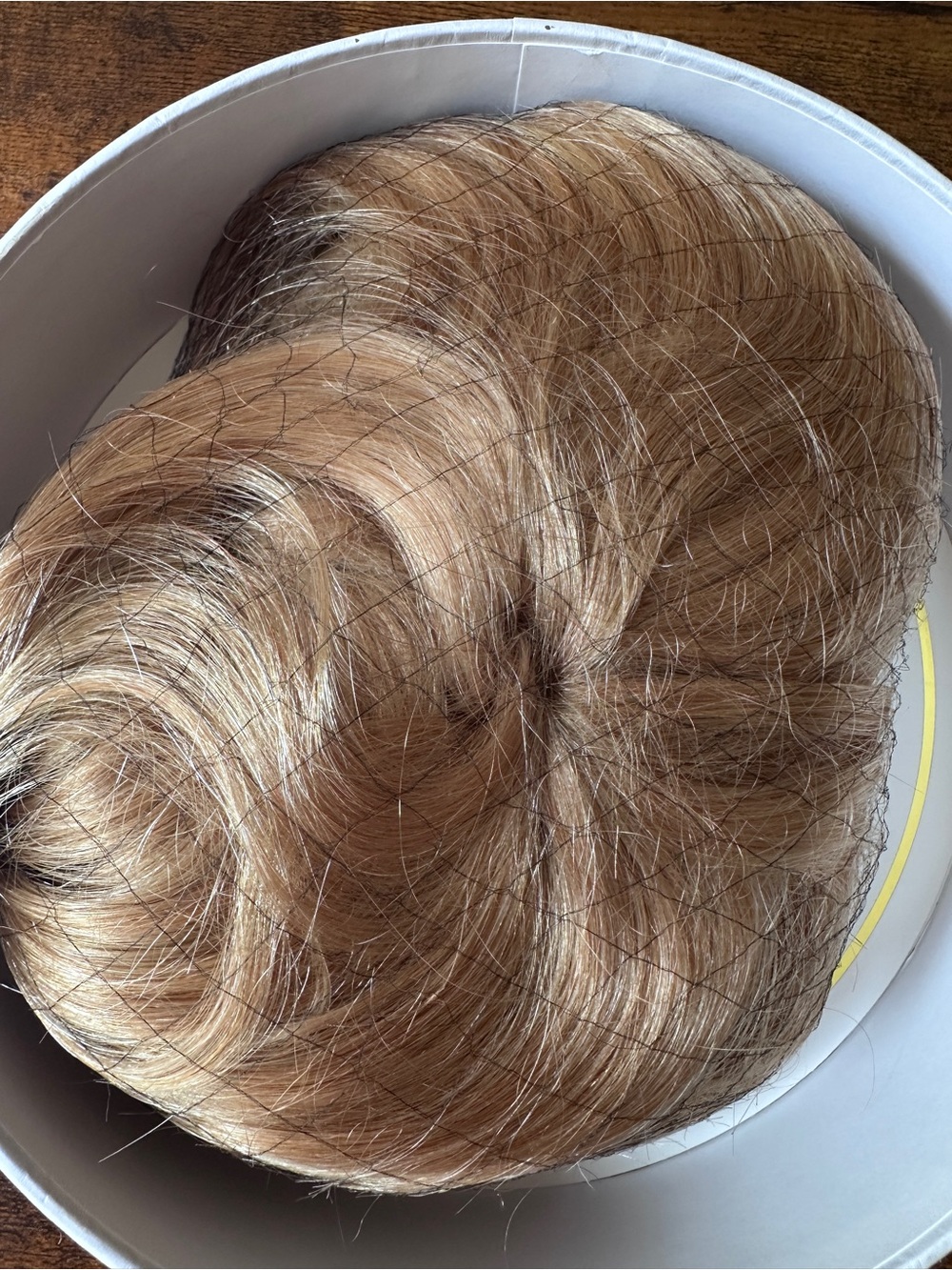 Luxy Hair Clip-In Bun Extension 100% Remy Human Hair Updo Blonde Balayage 14" - Picture 6 of 8